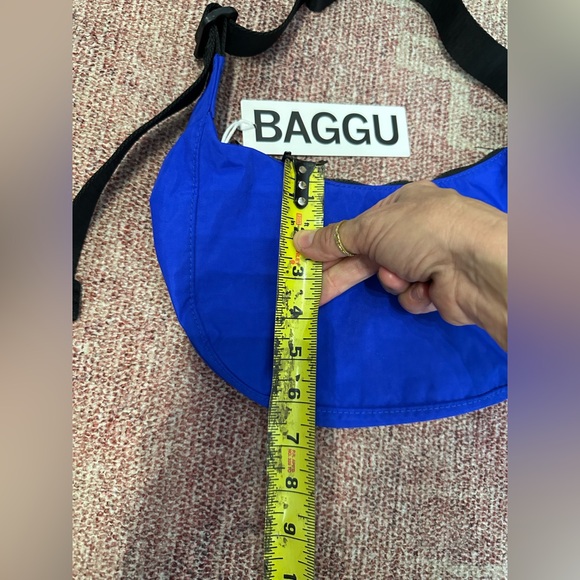Baggu small nylon crescent in lapis blue NWT - Picture 3 of 7